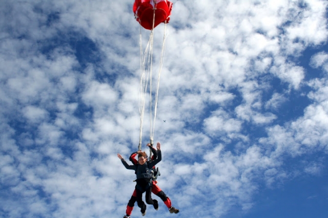  Tandem Parachute jump in Sevre Deux